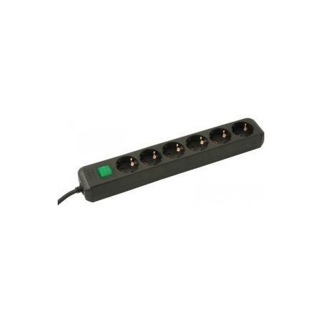 brennenstuhl Eco-Line 6-Socket Power Strip Black 15m - Eco-Friendly, Durable & Reliable Power Solution